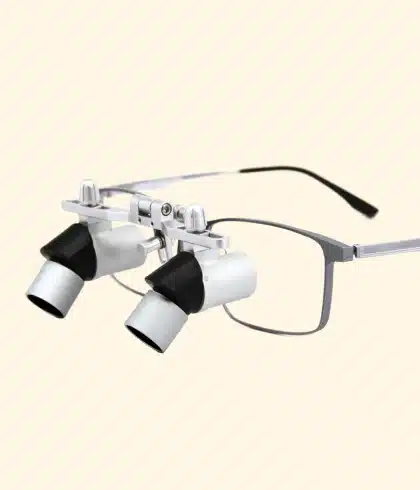 Dental loupes magnification glasses used by dentist for precise treatment and enhanced visibility in Carthage